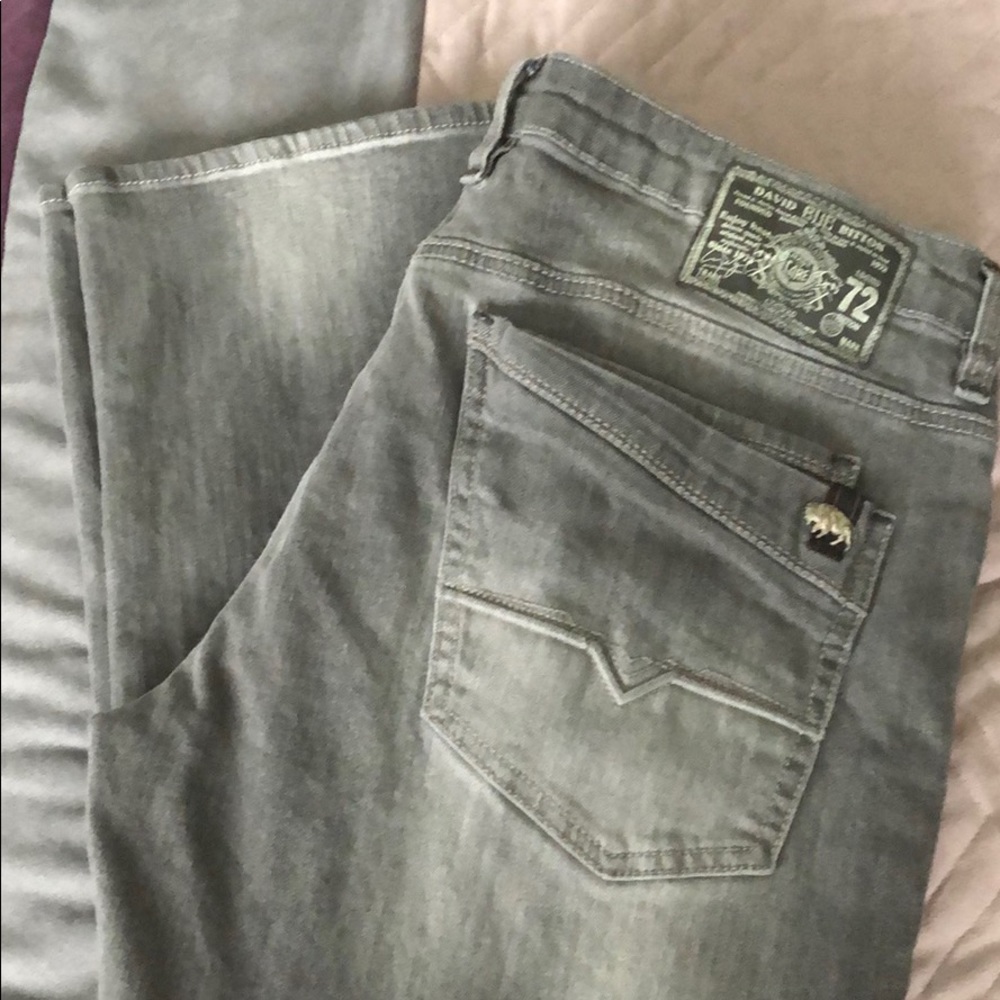 Men’s Buffalo Slim Stretch gray jeans